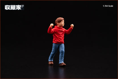 【2026年12月以降発売予定】 SHOUCANGJIA 64478B 1/64 Boy Wearing Red Figure