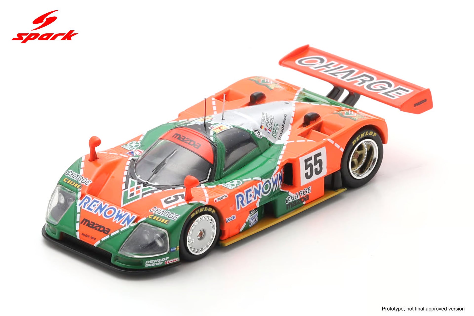 2026年10月発売予定】 Spark 64LM91 1/64 Mazda 787 B No.55 Winner Le