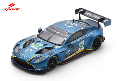 Spark 64S072 1/64 Aston Martin Vantage AMR LMGT3 No.27 HEART OF RACING TEAM Le Mans 24H 2025 I. James - M. Drudi - Z. Robichon