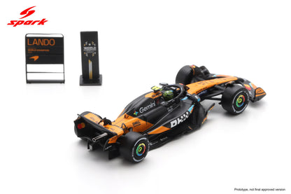 Spark 64S078 1/64 McLaren MCL39 No.4 3rd Abu Dhabi GP 2025 F1 Drivers' World Champion 2025Lando Norris