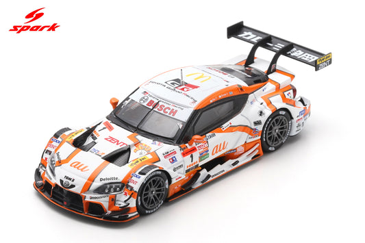 Spark 64SGT25001 1/64 au TOM'S GR Supra TGR TEAM au TOM'S No.1 GT500 SUPER GT 2025 S. Tsuboi - K. Yamashita