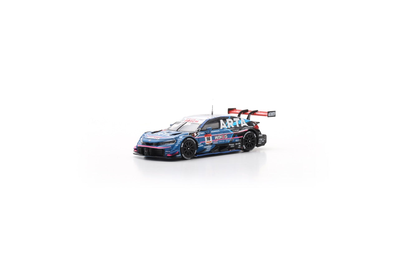 Spark 64SGT25016 1/64 ARTA MUGEN CIVIC TYPE R-GT No.16 ARTA GT500 SUPER GT 2025 H. Otsu - R. Sato
