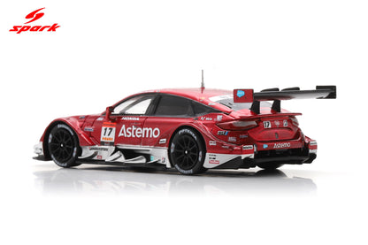 Spark 64SGT25017 1/64 Astemo CIVIC TYPE R-GT Astemo REAL RACING No.17 GT500 SUPER GT 2025 K. Tsukakoshi - S. Koide