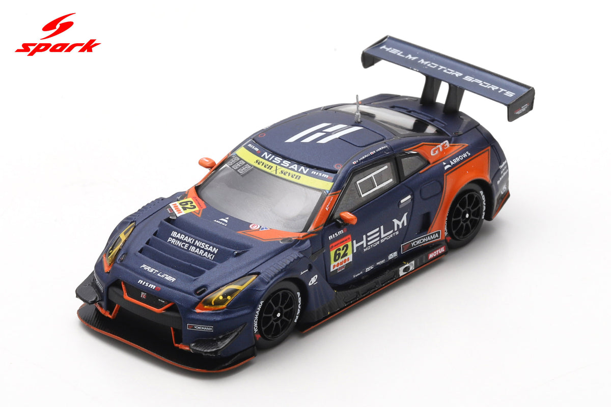 Spark 64SGT25062 1/64 HELM MOTORSPORTS GT-R HELM MOTORSPORTS No.62 GT300 SUPER GT 2025 Y. Hiraki - R. Hiraki