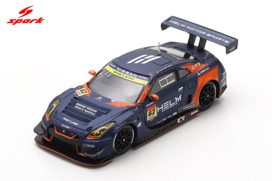 Spark 64SGT25062 1/64 HELM MOTORSPORTS GT-R HELM MOTORSPORTS No.62 GT300 SUPER GT 2025 Y. Hiraki - R. Hiraki
