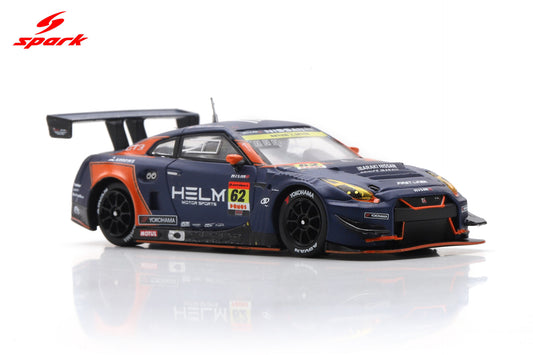 Spark 64SGT25062 1/64 HELM MOTORSPORTS GT-R HELM MOTORSPORTS No.62 GT300 SUPER GT 2025 Y. Hiraki - R. Hiraki