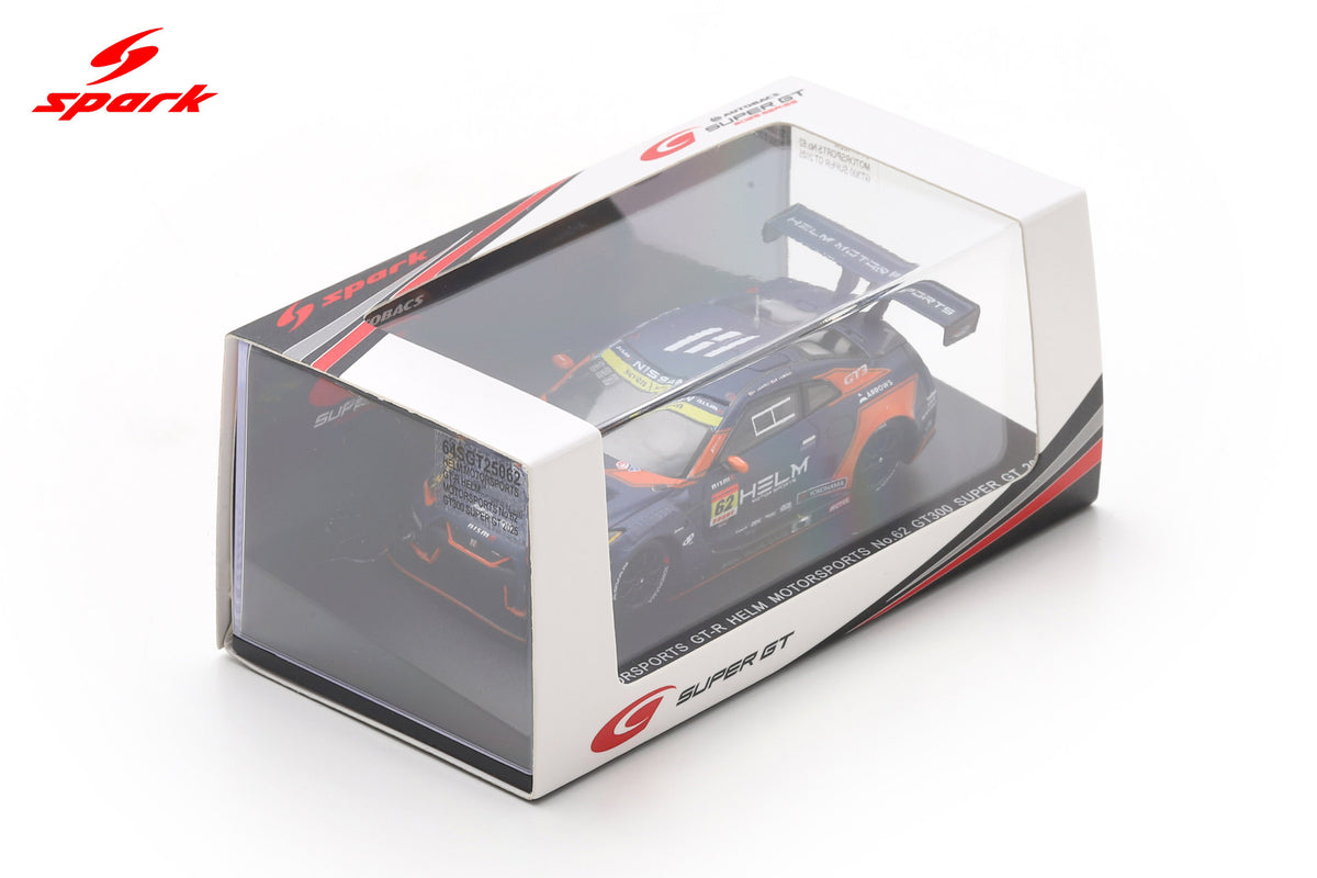 Spark 64SGT25062 1/64 HELM MOTORSPORTS GT-R HELM MOTORSPORTS No.62 GT300 SUPER GT 2025 Y. Hiraki - R. Hiraki