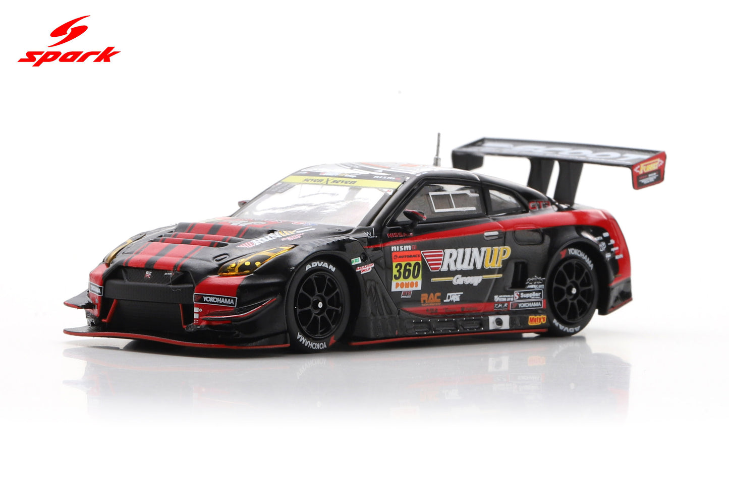 Spark 64SGT25360 1/64 RUNUP RIVAUX GT-R TOMEI SPORTS No.360 GT300 SUPER GT 2025 T. Aoki - R. Arakawa