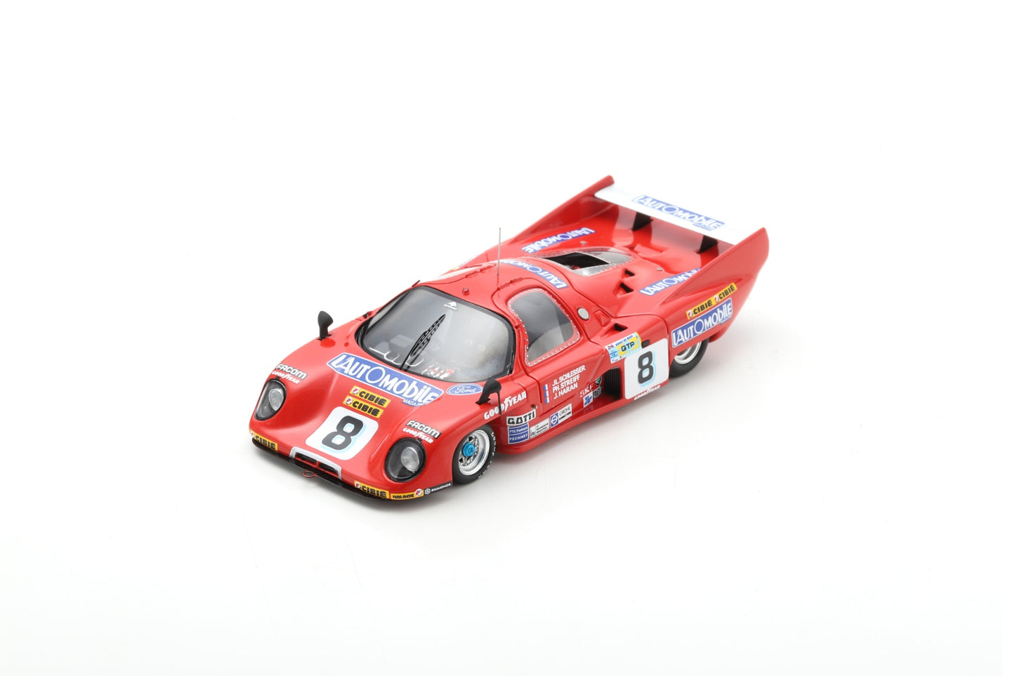 【2024年3月発売予定】 Spark S8458 1/43 Rondeau M379C No.8 2nd 24H Le Mans 1981P. Streiff - J-L. Schlesser - J. Haran