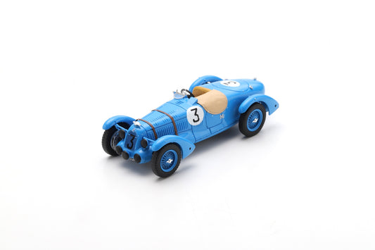 【2024年5月発売予定】 Spark S9441 1/43 Talbot T26 SS No.3 24H Le Mans 1938 P. Etancelin – L. Chinetti