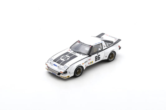 【2023年10月発売予定】 Spark S9470 1/43 Mazda RX7 No.86 24H Le Mans 1980
E. Soto - P. Honegger - M. Hutchins