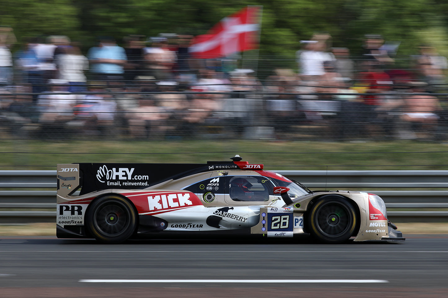 Spark S8740 1/43 Oreca 07 - Gibson No.28 JOTA 24H Le Mans 2023D. Heinemeier Hansson - O. Rasmussen - P. Fittipaldi