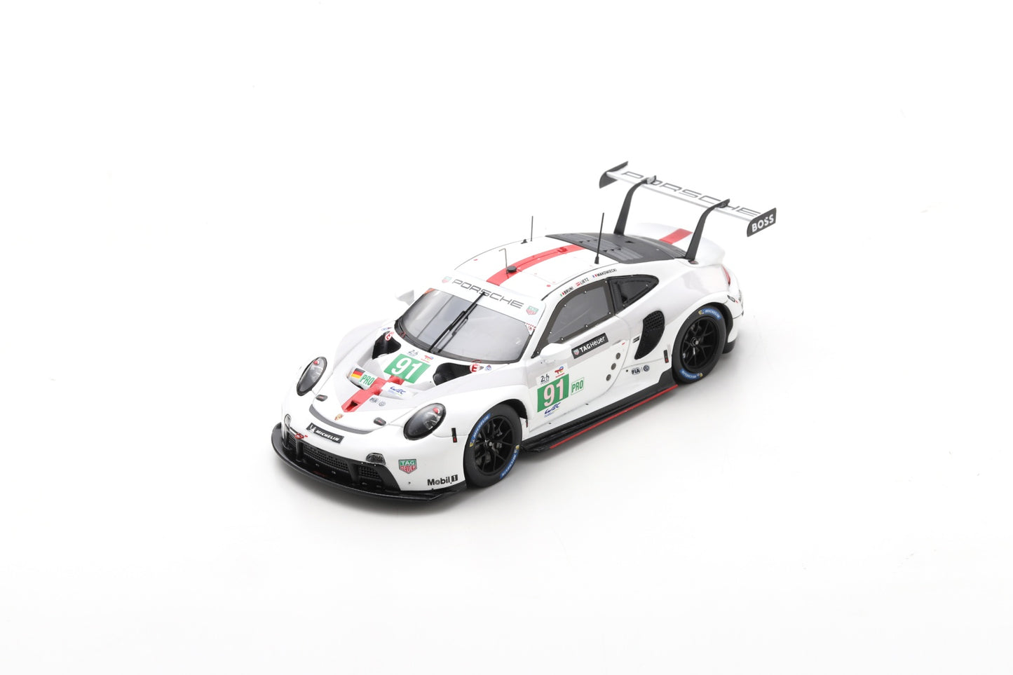 Spark S8645 1/43 Porsche 911 RSR-19 No.91 Porsche GT Team　Winner LMGTE Pro class 24H Le Mans 2022G. Bruni - R. Lietz - F. Makowiecki