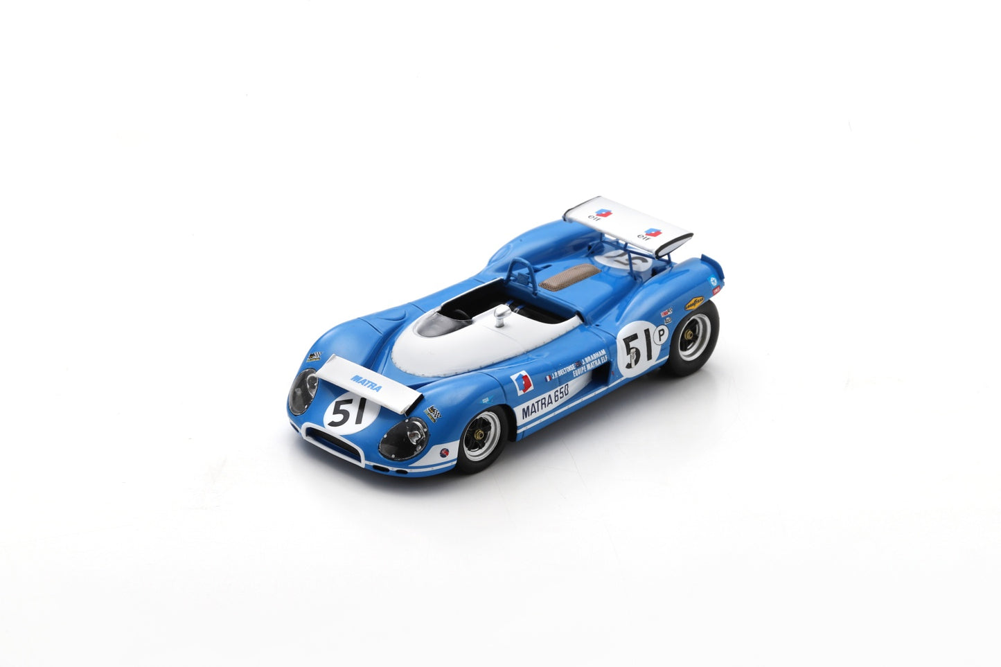 【2024年5月発売予定】 Spark UK013 1/43 Matra MS650 No.51 BOAC 1970J. Brabham - J-P. Beltoise