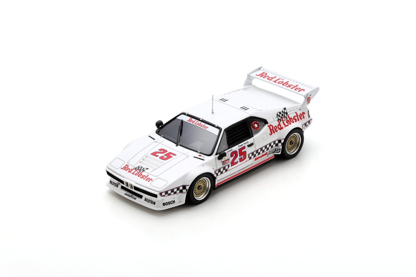 Spark US088 1/43 BMW M1 No.25 Champion GTO IMSA 1981  K. Miller - D. Cowart