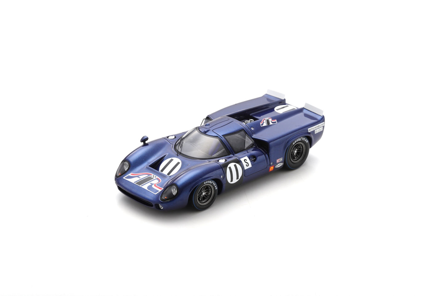 Spark US262 1/43 Lola T70Mk3 No.11 12H Sebring 1969Lothar Motschenbacher Ed Leslie