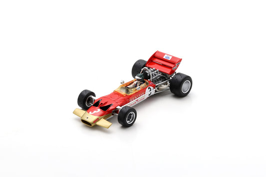 【2024年3月発売予定】 Spark S6385 1/43 Lotus 49C No.3 Winner Monaco GP 1970
Jochen Rindt