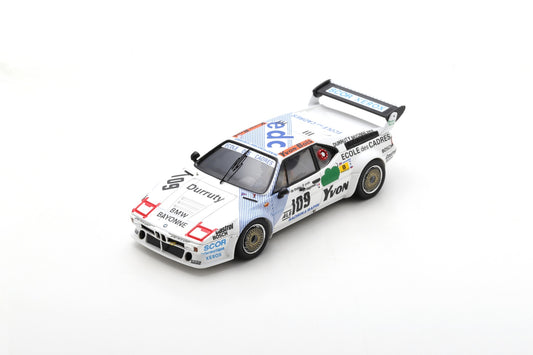 Spark S6409 1/43 BMW M1 No.109 14th 24H Le Mans 1984 P. de Thoisy - P. Dagoreau - J-F Yvon