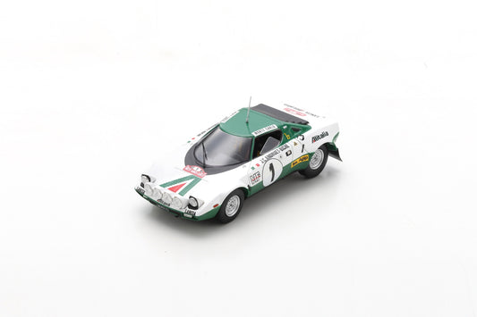 【2024年2月発売予定】 Spark S9079 1/43 Lancia Stratos HF No.1 Rally Monte Carlo 1975J-C. Andruet - Y. Jouanny