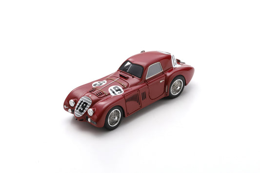 【2024年1月発売予定】 Spark S9439 1/43 Alfa Romeo 8C 2900 B No.19 24H Le Mans 1938 
R. Sommer - C. Biondetti
