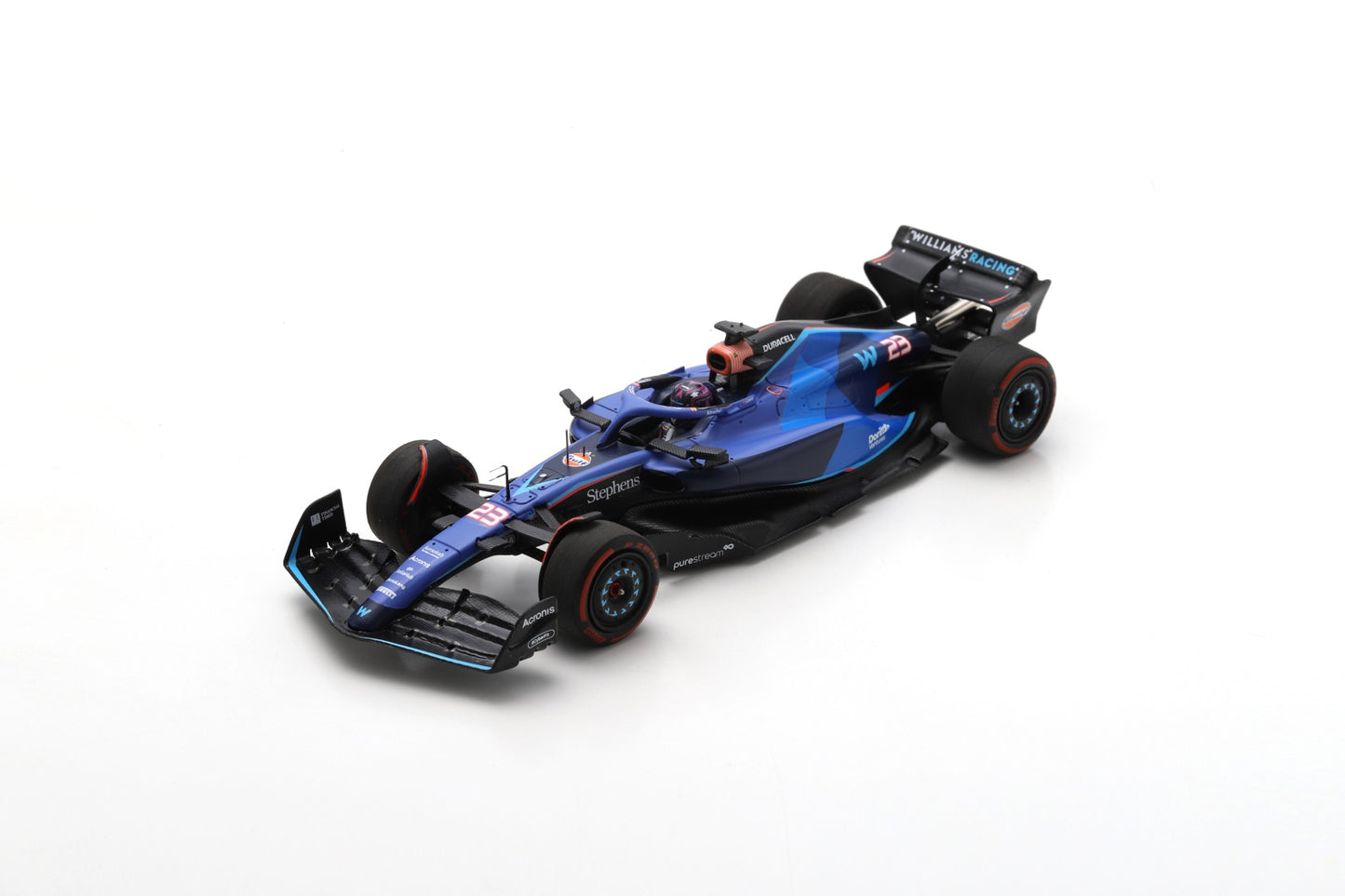Spark S8586 1/43 Williams F1 FW45 No.23 Williams Racing 10th Bahrain GP 2023 Alex Albon