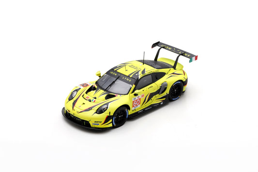 Spark S8763 1/43 Porsche 911 RSR - 19 No.60 IRON LYNX 24H Le Mans 2023C. Schiavoni - M. Cressoni - A. Picariello