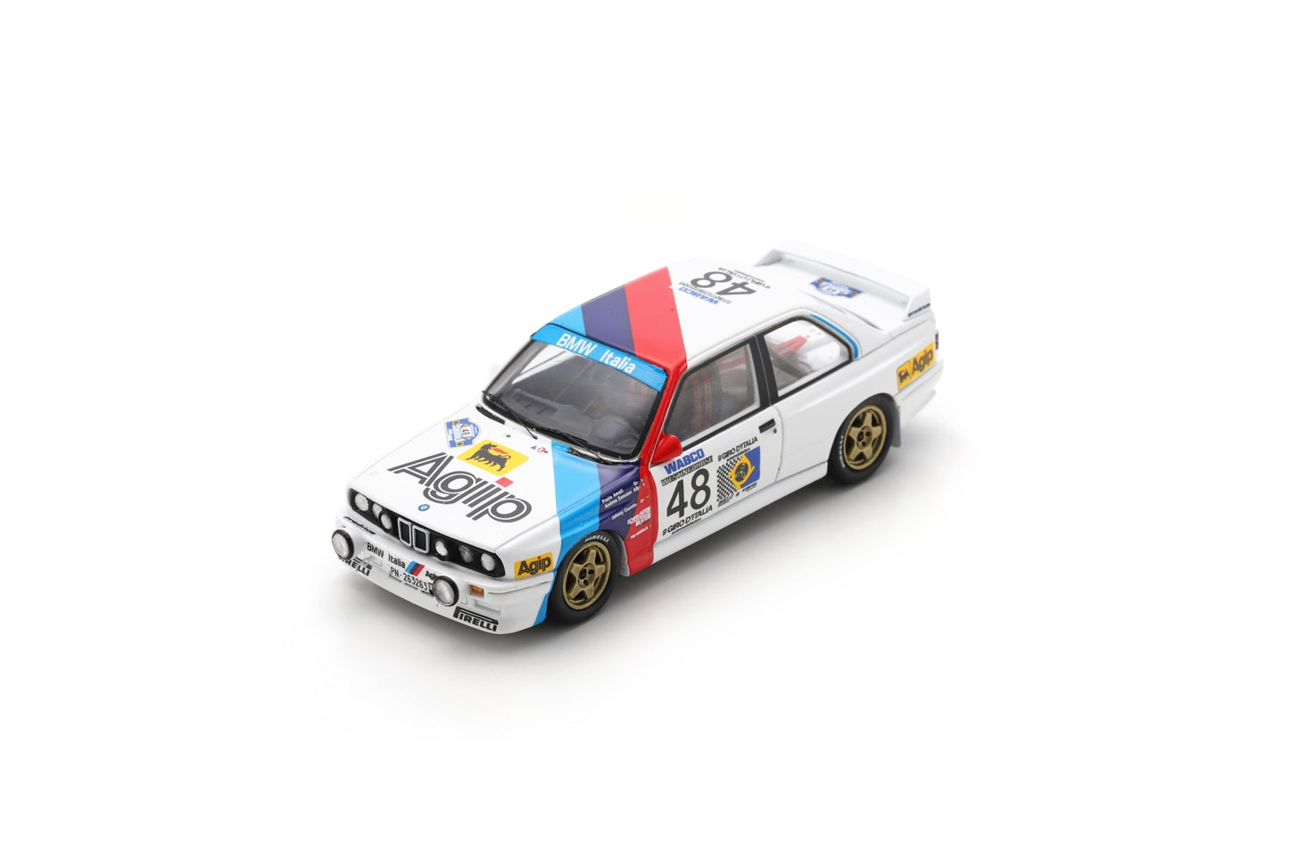 Spark SI021 1/43 BMW E30 M3 No.48 Prodrive Giro d’Italia 1988 A. Zanussi - P. Amati - J. Cecotto