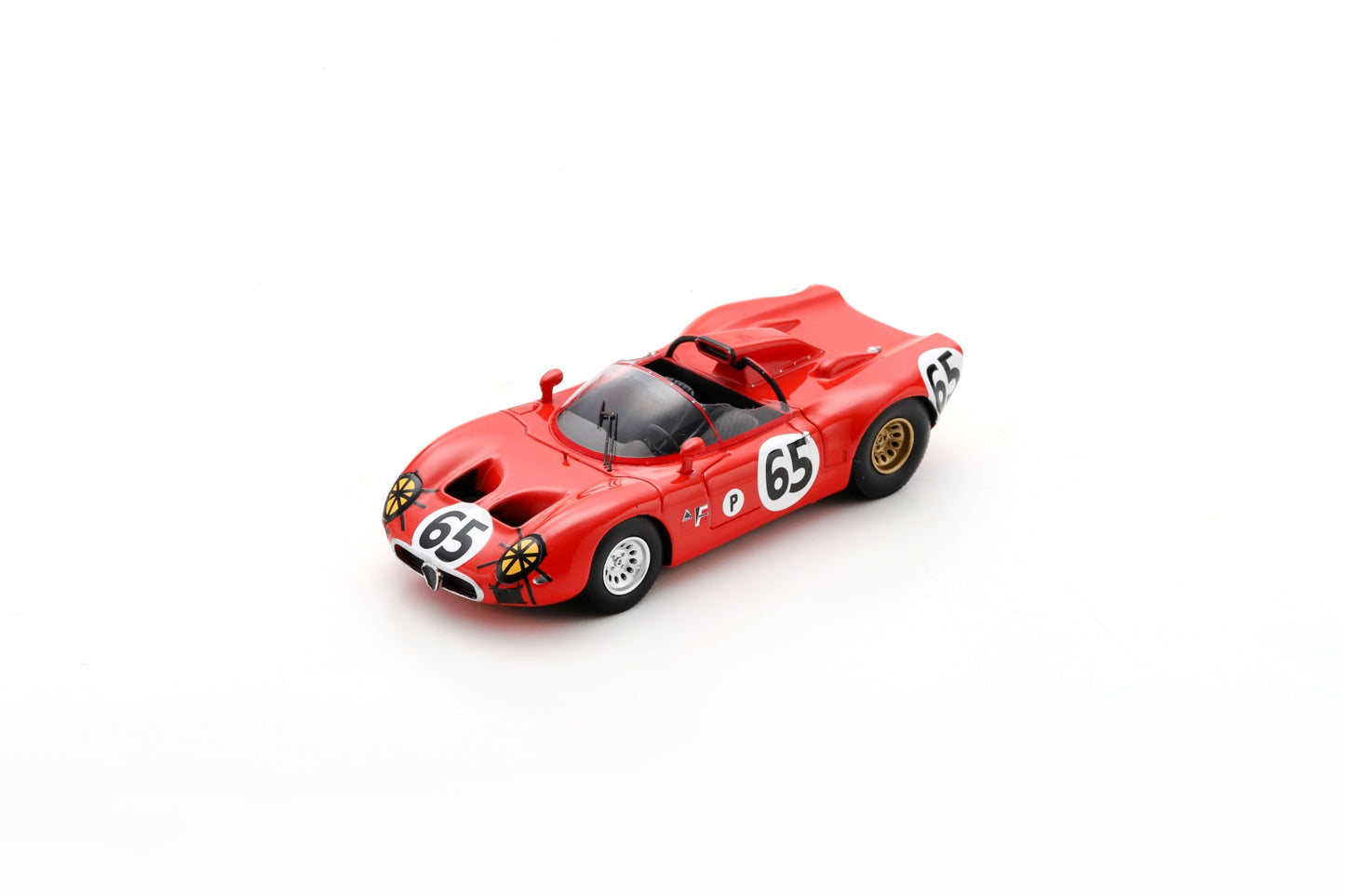 【2024年2月発売予定】 Spark US314 1/43 Alfa Romeo 33 No.65 12H Sebring 1967
A. de Adamich – T. Zeccoli