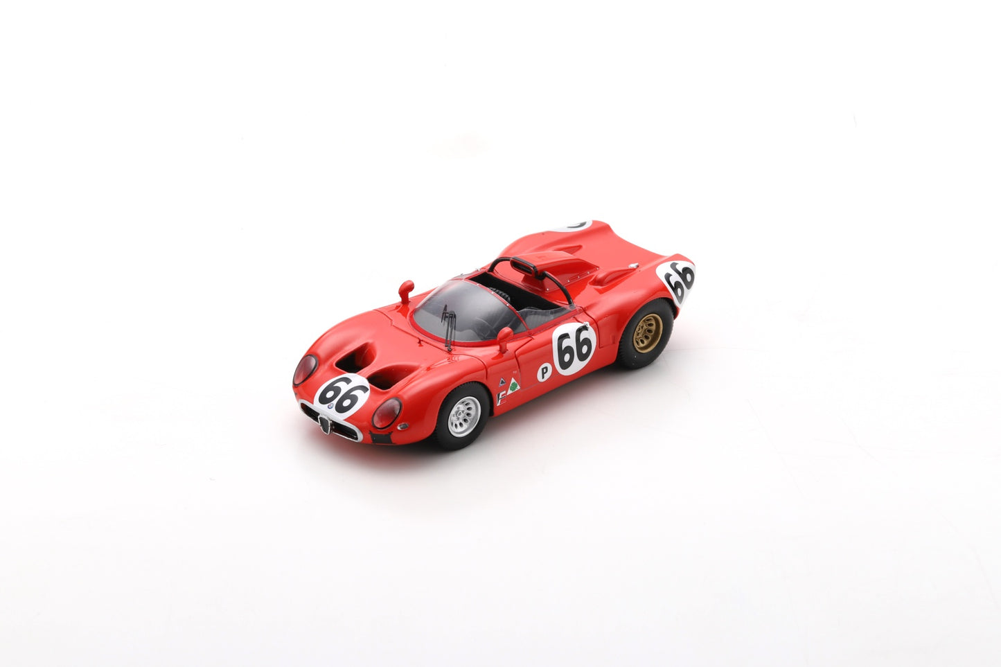 【2024年2月発売予定】 Spark US315 1/43 Alfa Romeo 33 No.66 12H Sebring 1967
R. Bussinello – N. Galli