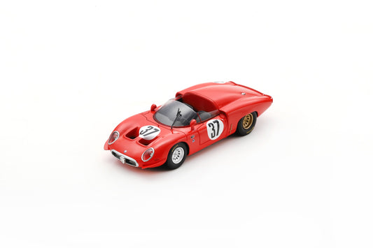 【2024年4月以降発売予定】 Spark S8799 1/43 Alfa Romeo 33 No.37 Test Days Le Mans 1967