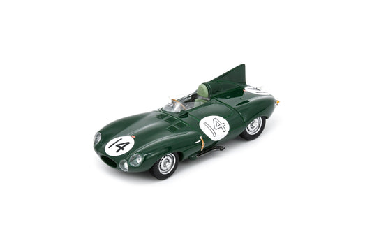 【2024年6月以降発売予定】 Spark S2925 1/43 Jaguar D No.14 2nd Le Mans 24H 1954 T. Rolt - D. Hamilton
