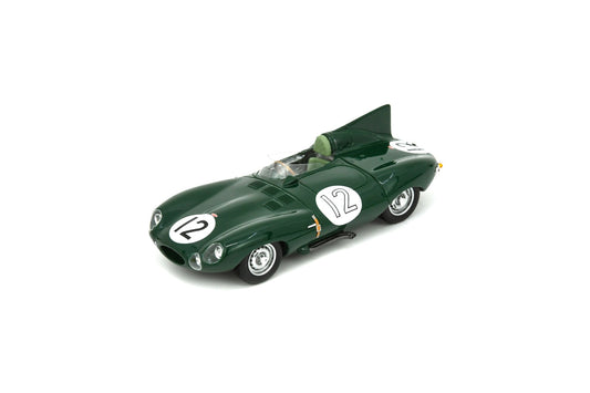 【2024年6月以降発売予定】 Spark S2927 1/43 Jaguar D No.12 Le Mans 24H 1954 S. Moss – P. Walker