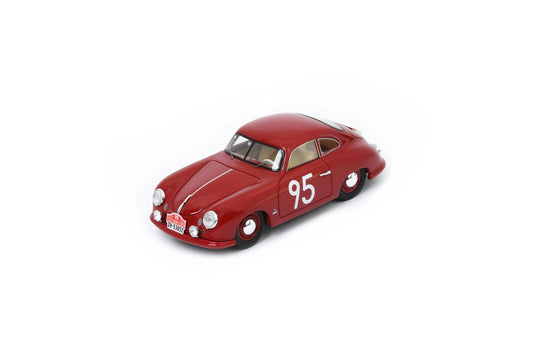 【2024年8月以降発売予定】 Spark S6134 1/43 Porsche 356 No.95 Rally Monte Carlo 1954 Schild & Bjornestad