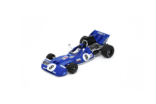 【2024年8月以降発売予定】 Spark S7219 1/43 Tyrrell 004 No.8 French GP 1972 Patrick Depailler