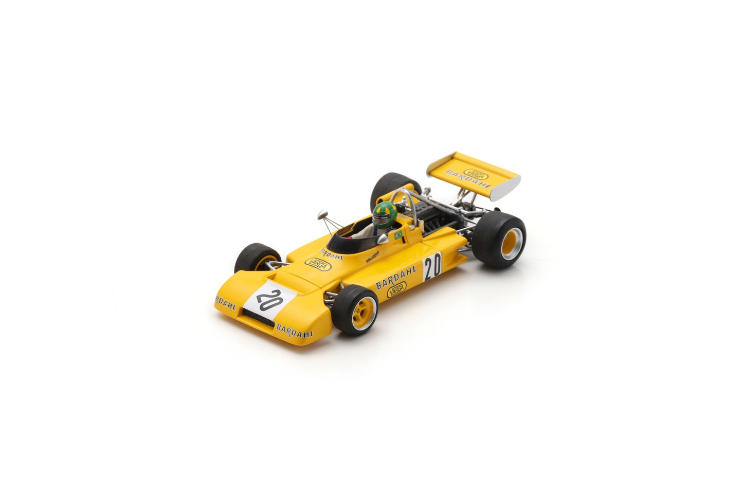 【2024年10月以降発売予定】 Spark S7436 1/43 Brabham BT38 No.20 4th GP Baden-Württemberg Hockenheim 1972 Wilson Fittipaldi