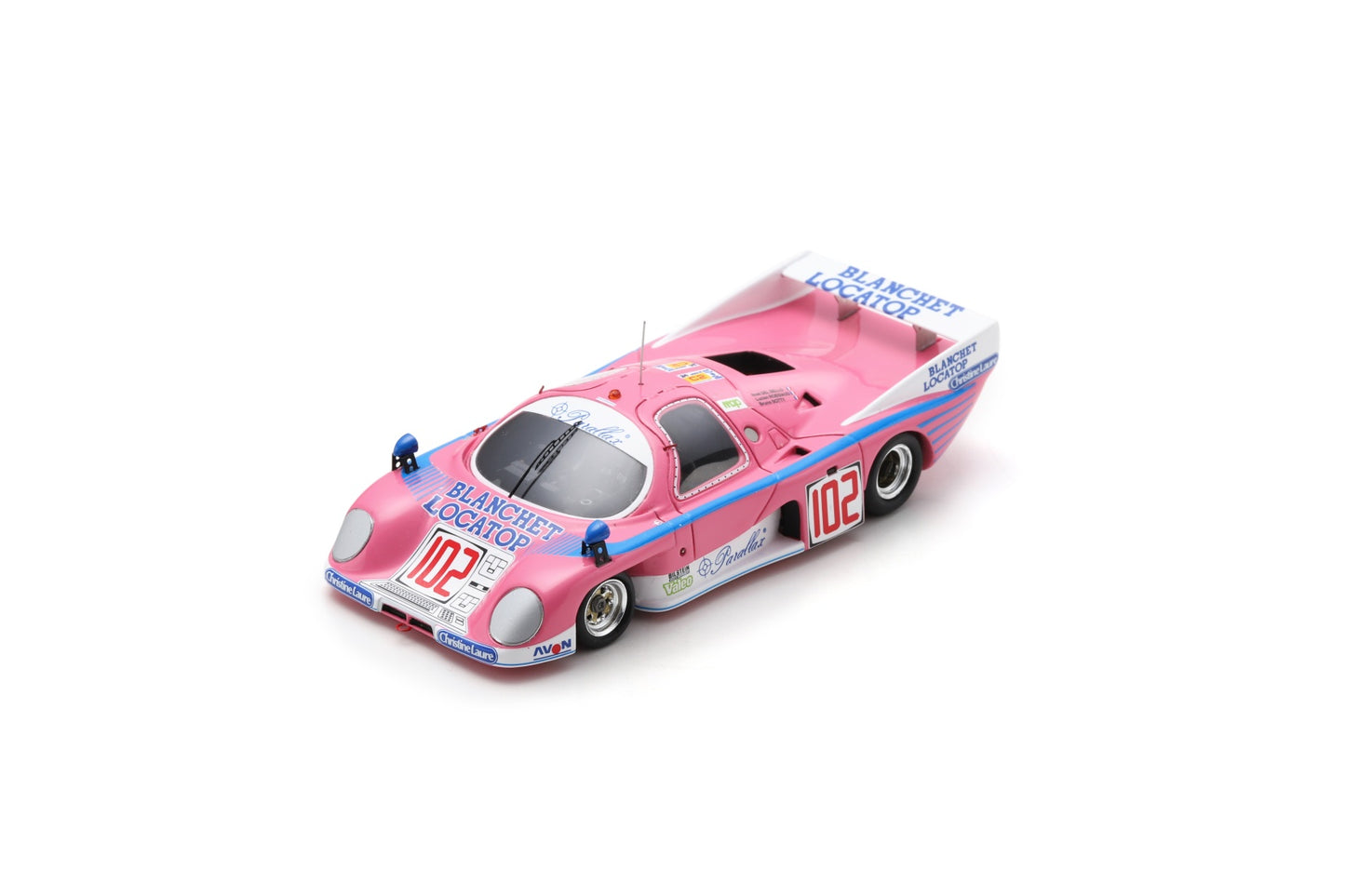 Spark S8465 1/43 Rondeau M379C No.102 17th Le Mans 24H 1986 N. del Bello - L. Rossiaud - B. Sotty