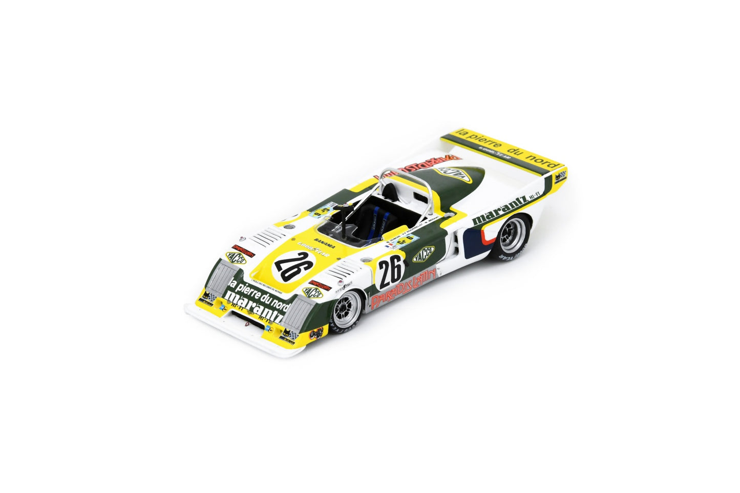 【2024年6月以降発売予定】 Spark S9418 1/43 Chevron B36 No.26 Le Mans 24H 1979 M. Dubois - M. Menant - P.F Rousselot