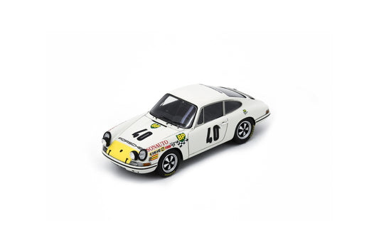 【2024年6月以降発売予定】 Spark S9743 1/43 Porsche 911T No.40 11th Le Mans 24H 1969 G. Chasseuil - C. Ballot lena