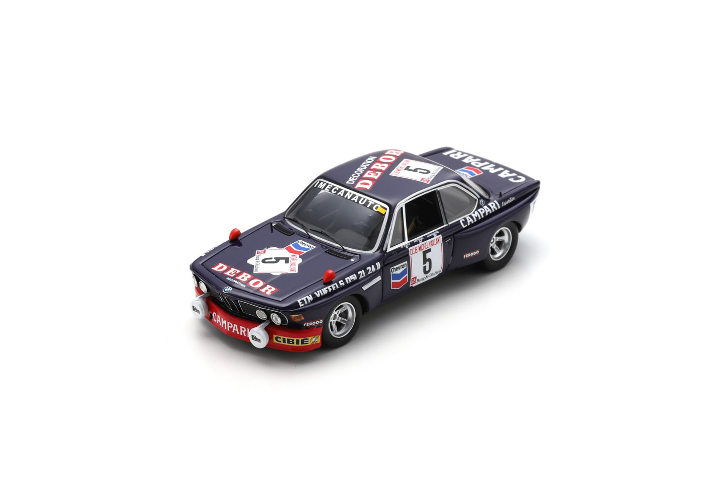 【2024年7月以降発売予定】 Spark SB641 1/43 BMW 3.0CSi No.5 24H Spa 1975 J. Sauvage - J-P. Rieu