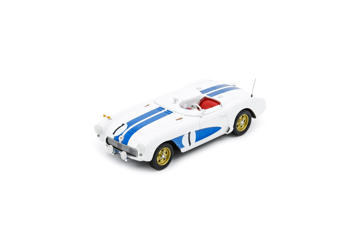 【2024年7月以降発売予定】 Spark US180 1/43 Chevrolet Corvette C1 No.1 9th 12H Sebring 1956  J. Fitch - W. Hansgen