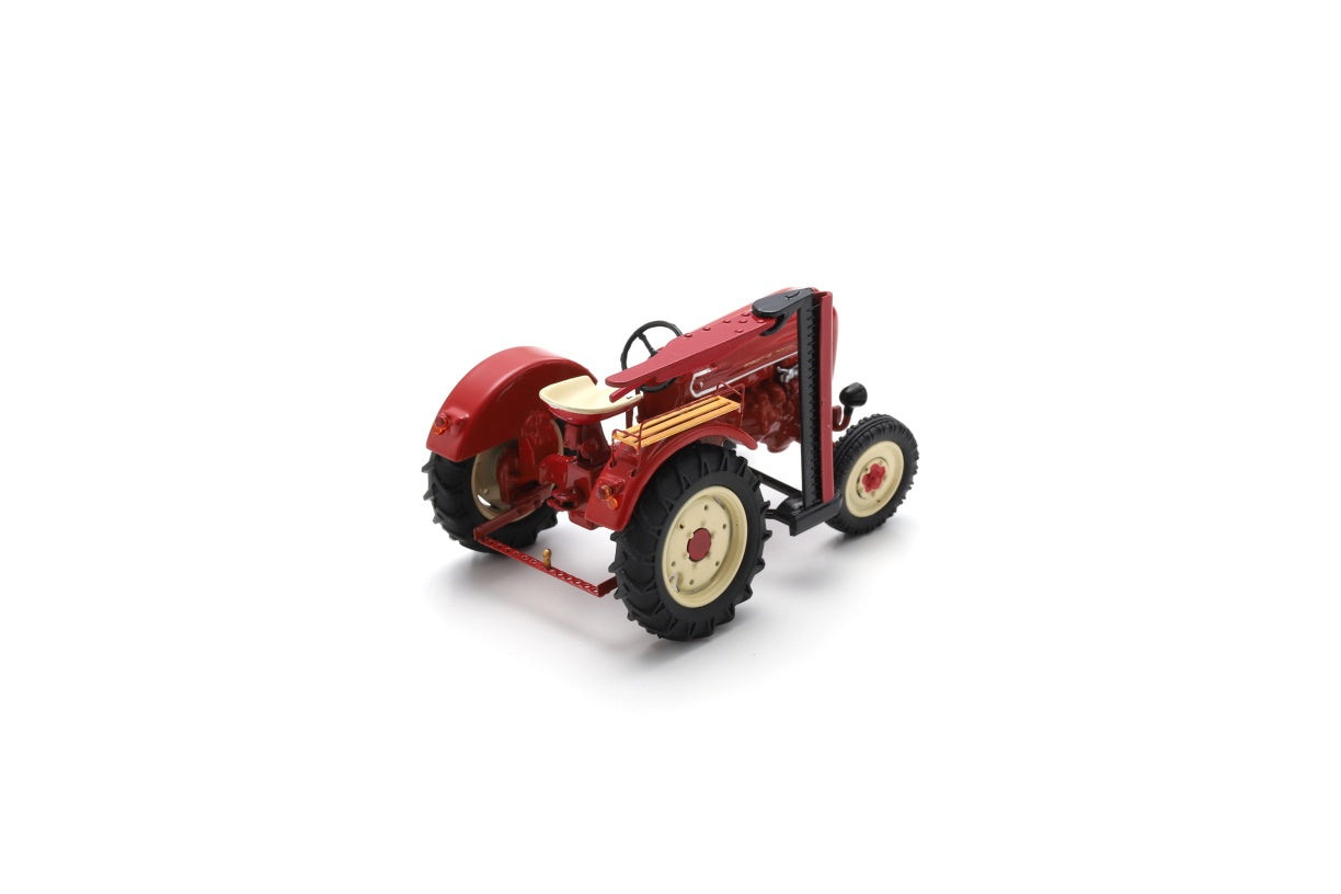【2025年11月以降発売予定】 Schuco 450731800 1/43 Porsche Junior tractor with mower