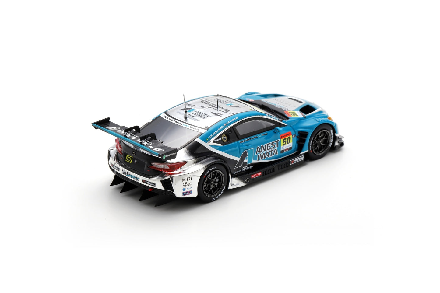Spark SGT175 1/43 ANEST IWATA Racing RC F GT3 No.50 ANEST IWATA Racing with ArnageGT300 SUPER GT 2024 I. Omura Fraga - Y. Furutani