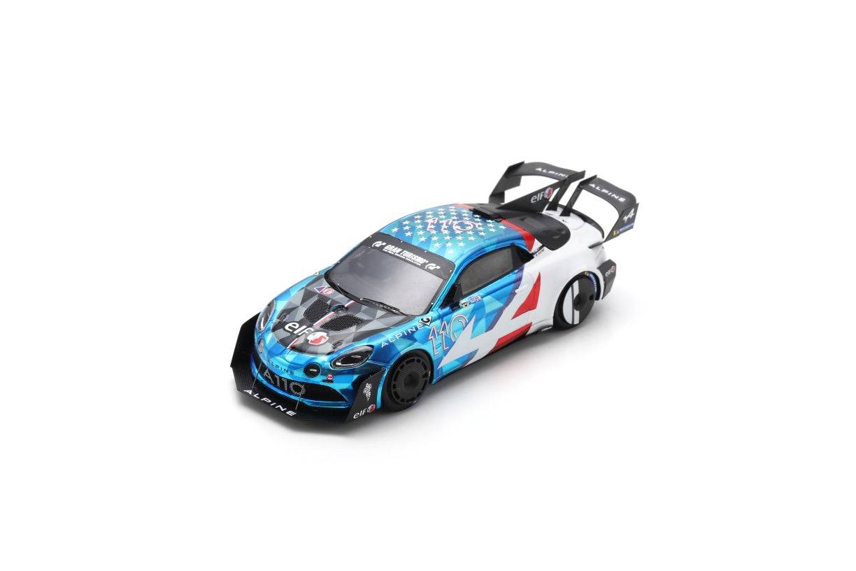 Spark S5449 1/43 Alpine A110 GT4 Evo No. 110 3rd Pikes Peak 2023 Raphaël Astier