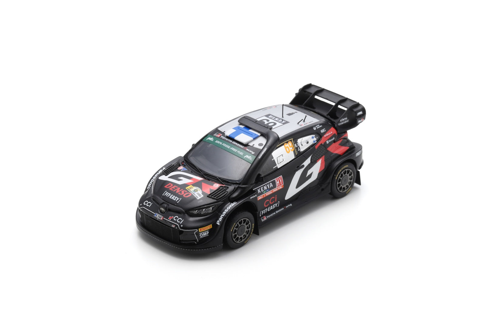 Spark S6873 1/43 TOYOTA GR Yaris Rally1 HYBRID No.69 TOYOTA