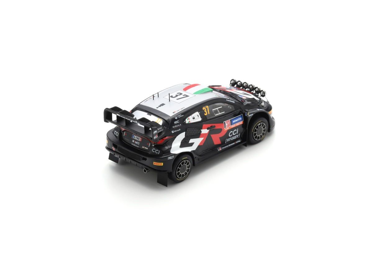 Spark S6866 1/43 TOYOTA GR Yaris Rally1 HYBRID No.37 TOYOTA GAZOO Racing WRT　Rally Sweden 2024 L. Bertelli - S. Scattolin