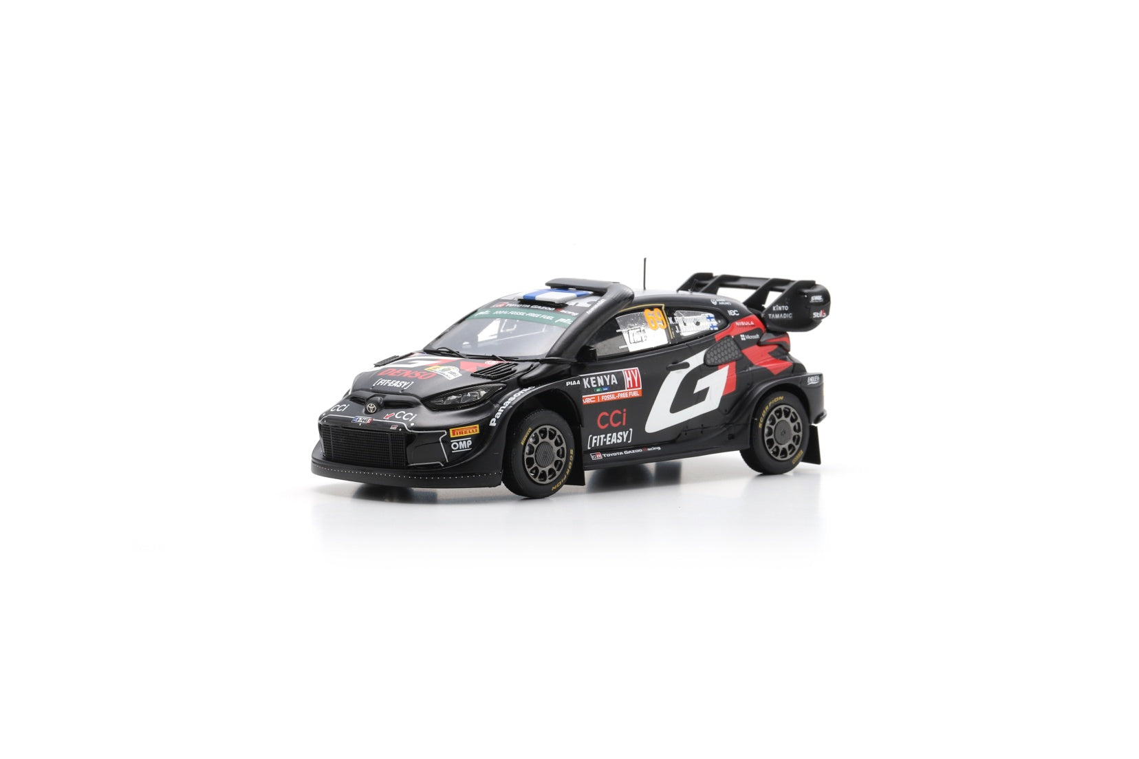 Spark S6873 1/43 TOYOTA GR Yaris Rally1 HYBRID No.69 TOYOTA GAZOO