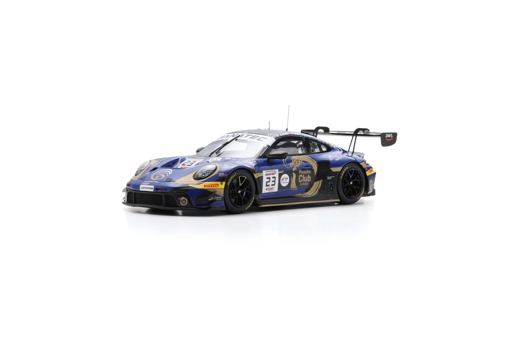 Spark 18SB078 1/18 Porsche 911 GT3 R (992) No.23 Phantom Global