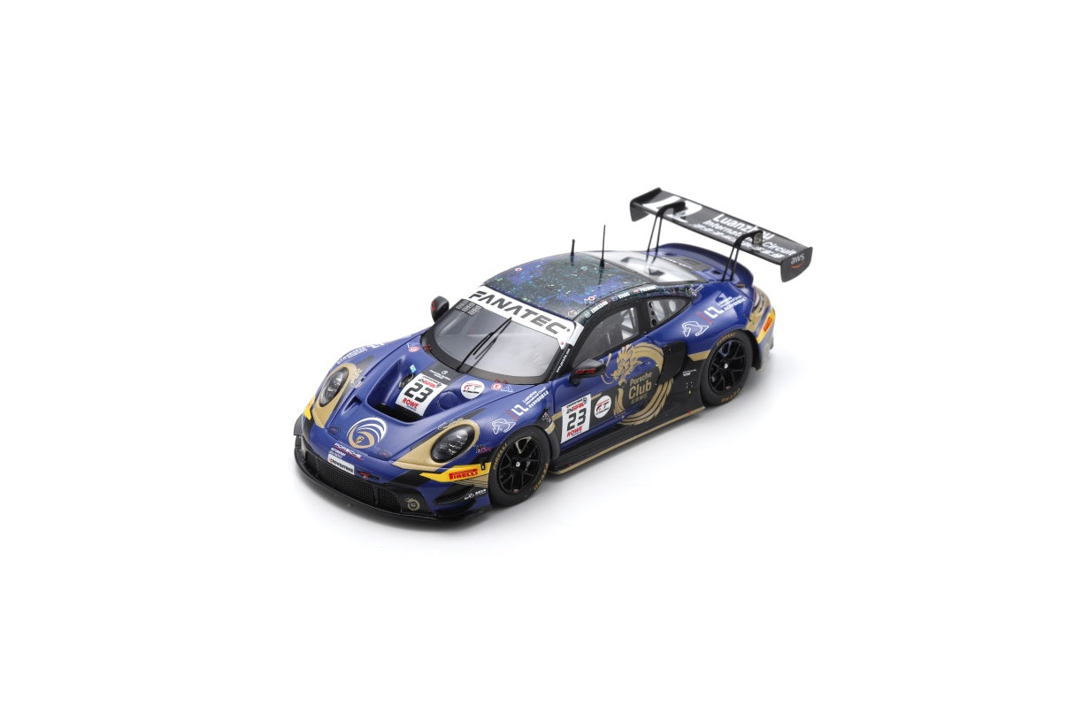 Spark SB801 1/43 Porsche 911 GT3 R (992) No.23 Phantom Global Racing 24H Spa 2024 J. Evans – J. Eriksson – T. Preining