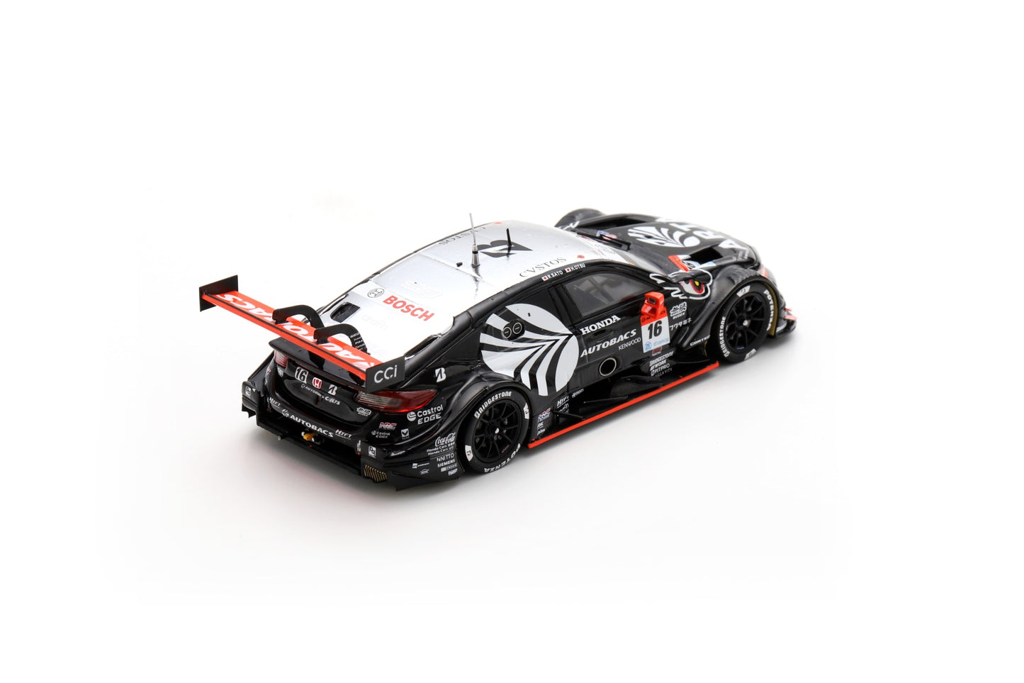 Spark SGT154 1/43 ARTA MUGEN CIVIC TYPE R-GT No.16 ARTA GT500 SUPER GT 2024 H. Otsu - R. Sato