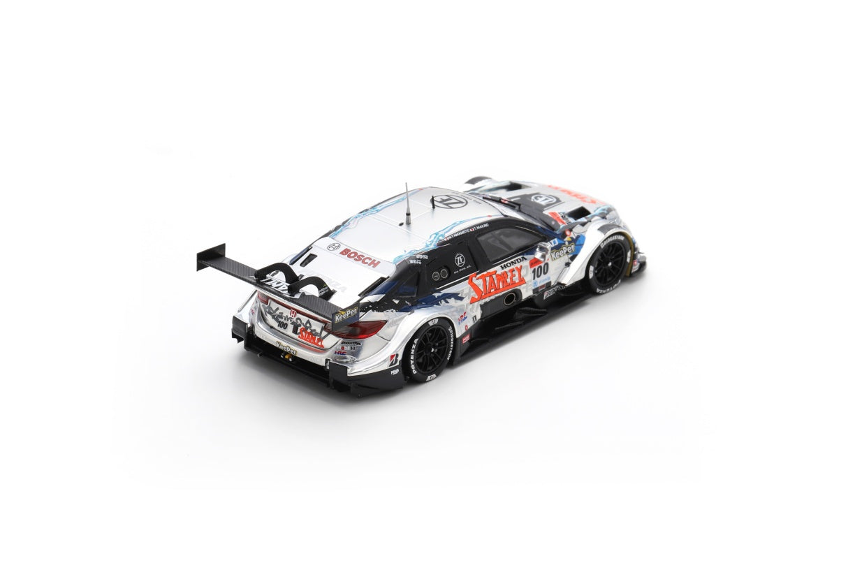 Spark SGT164 1/43 STANLEY CIVIC TYPE R-GT No.100 STANLEY TEAM KUNIMITSU GT500 SUPER GT 2024 N. Yamamoto - T. Makino